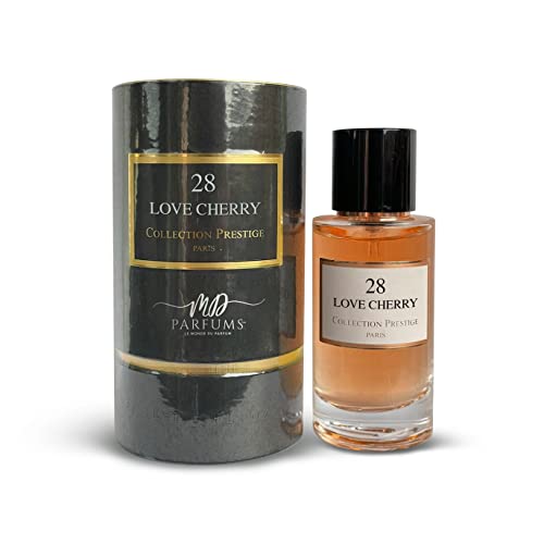 MDPARFUMS Eau de Parfum Love Cherry I 50 ml Made in France I Love Cherry Nr. 28 – Kollektion Prestige Paris I Duft für Damen und Herren von MD PARFUMS LE MONDE DU PARFUM