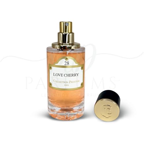 MDPARFUMS Eau de Parfum Love Cherry I 50 ml Made in France I Love Cherry Nr. 28 – Kollektion Prestige Paris I Duft für Damen und Herren von MD PARFUMS LE MONDE DU PARFUM
