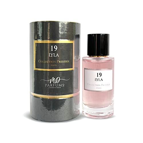 MDPARFUMS Eau de Parfum Lyla I 50 ml Made in Frankreich I Lyla Nr. 19 – Kollektion Prestige Paris I Parfüm für Damen und Herren von MD PARFUMS LE MONDE DU PARFUM