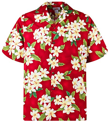 MD Hawaiihemd original Made in Hawaii, Größe 3-XL, rot von MD