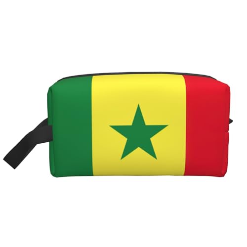 Aufbewahrungstasche mit Flagge von Senegal, kleine Make-up-Tasche für Geldbörse, Reise-Make-up-Tasche, Mini-Kosmetiktasche für Herren, Flagge von Senegal, Einheitsgröße von MDATT