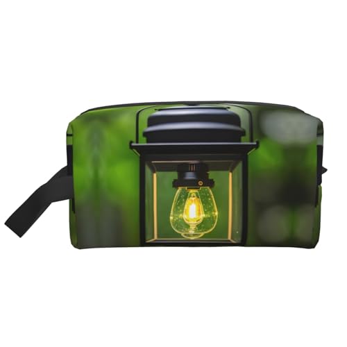 Firefly und Laterne Kosmetiktasche für Damen, kleine Make-up-Tasche für Geldbörse, Make-up-Tasche, Reise-Make-up-Tasche mit Reißverschluss, Glühwürmchen und Laterne, Einheitsgröße von MDATT