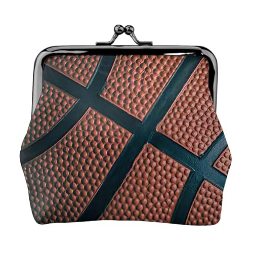 Kleine Geldbörse mit Basketball-Motiv, leichte Reisebrieftasche für Sightseeing-Touren und Einkaufstouren, Schwarz , Einheitsgröße, Münztasche von MDATT