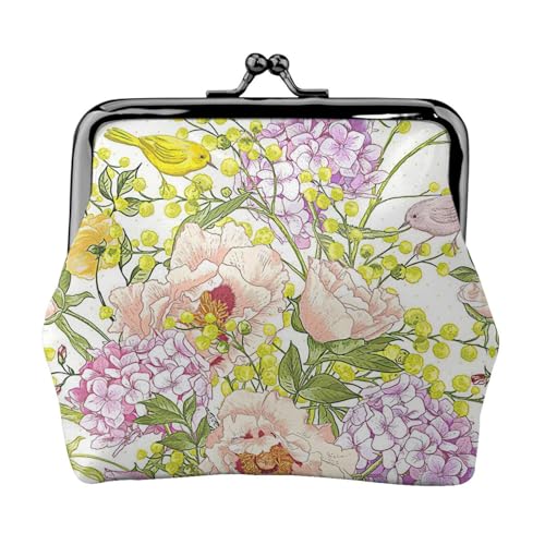 Kleine Make-up-Tasche für Geldbörse, tragbare Mini-Kosmetiktasche, für Fitnessstudio und den täglichen Gebrauch, Lila und Gelb, Schwarz , Einheitsgröße, Münztasche von MDATT