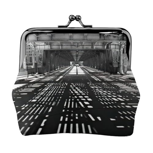 Kleine Münzgeldbörse, leichte Reisebrieftasche für Sightseeing-Touren und Einkaufstouren, Schwarz , Einheitsgröße, Münztasche von MDATT