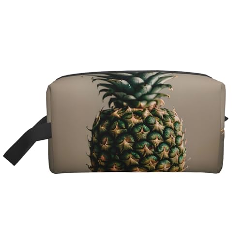 Kosmetiktasche für Damen, Ananas-Malerei, kleine Make-up-Tasche für Geldbörse, Make-up-Tasche, Reise-Make-up-Tasche mit Reißverschluss, Ananas-Malerei, Einheitsgröße von MDATT