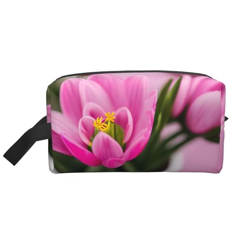 Kosmetiktasche für Damen, Motiv: Spring Is In The Air, kleine Make-up-Tasche für Geldbörse, Make-up-Tasche, Reise-Make-up-Tasche mit Reißverschluss, Frühling liegt in der Luft, Einheitsgröße von MDATT