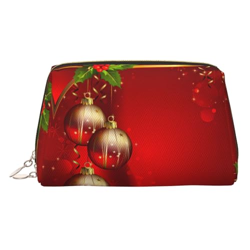 Kulturbeutel für Damen, Weihnachts-Laterne, Reise-Ready, tragbarer Kulturbeutel, gold, Einheitsgröße, Kulturbeutel von MDATT