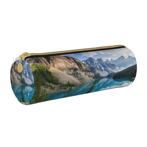 MDATT Beautiful Mountains Federmäppchen, Mehrzweck-Schreibwaren-Tasche für Schüler, Studenten, weiß, Einheitsgröße, Taschen-Organizer von MDATT