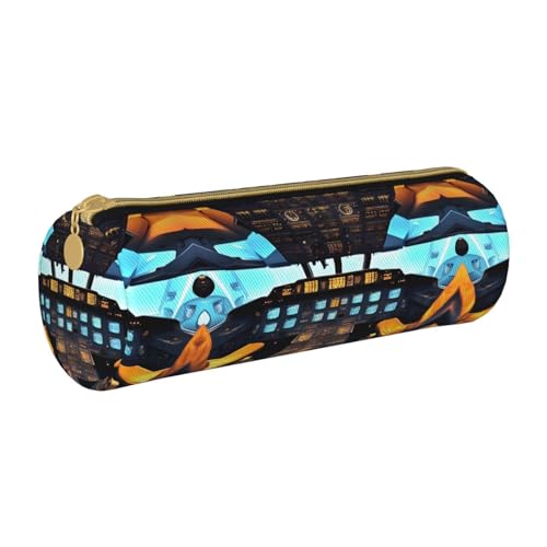 MDATT Federmäppchen und Federmäppchen für Flugzeug, Cockpit, Mehrzweck-Schreibwarentasche für Schüler, weiß, Einheitsgröße, Taschen-Organizer von MDATT