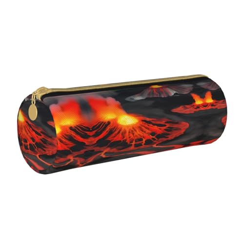 MDATT Kilauea Volcanos Handgepäck-Federmäppchen, Mehrzweck-Schreibwarentasche für Schüler und Studenten, weiß, Einheitsgröße, Taschen-Organizer von MDATT