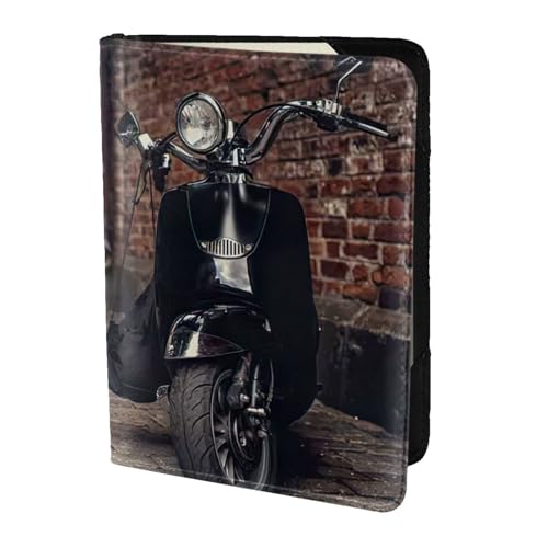 MDATT Reisepasshülle aus Rindsleder im Retro-Stil für Damen und Herren, Dokumenten-Organizer, Reisepasshülle für Reisen, Schwarz , Einheitsgröße MDATT Reisepasshülle aus Rindsleder im Retro-Stil für Damen und Herren, Dokumenten-Organizer, Reisepasshülle für Reisen, Schwarz , Einheitsgröße von MDATT