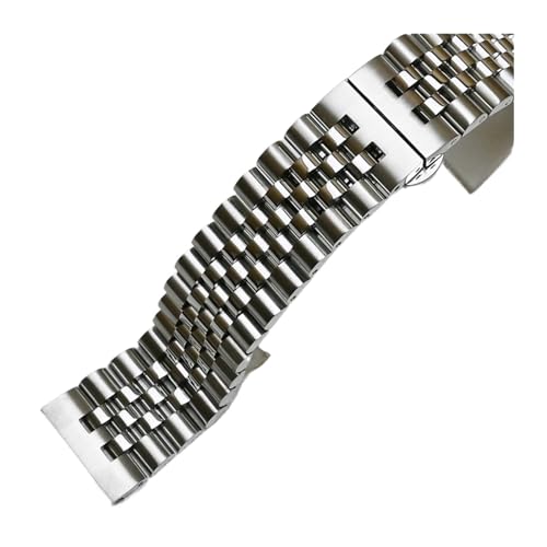MDATT Uhrenarmband-Armband-Edelstahl-Armband-Armband Hohlbogenschnittstelle mit Werkzeugstiften 12/14/16/18/19 / 20mm 21mm 22mm ersetzen (Color : Gold, Size : 22mm) von MDATT