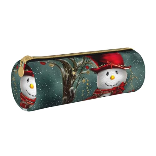 MDATT Weihnachtliches Federmäppchen, Mehrzweck-Schreibwaren-Tasche für Schüler, weiß, Einheitsgröße, Taschen-Organizer von MDATT