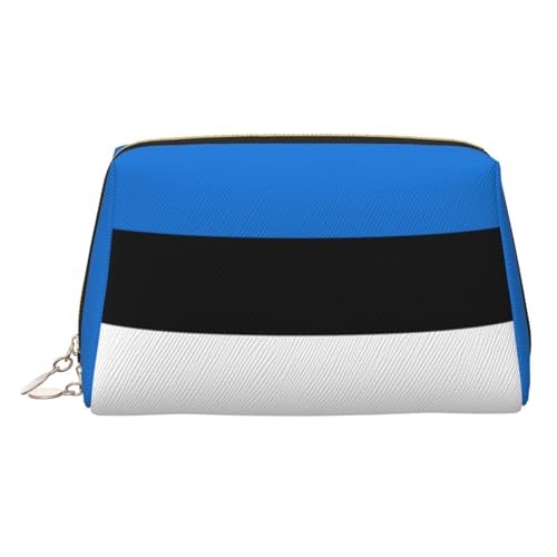 Make-up-Organizer, Motiv: Flagge Estlands, Reise-Ready, tragbarer Kulturbeutel für Damen, gold, Einheitsgröße, Kulturbeutel Make-up-Organizer, Motiv: Flagge Estlands, Reise-Ready, tragbarer Kulturbeutel für Damen, gold, Einheitsgröße, Kulturbeutel von MDATT