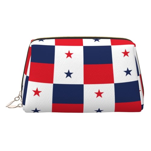 Make-up-Organizer, Motiv: Flagge von Panama, tragbare Kulturtasche für Damen, gold, Einheitsgröße, Kulturbeutel Make-up-Organizer, Motiv: Flagge von Panama, tragbare Kulturtasche für Damen, gold, Einheitsgröße, Kulturbeutel von MDATT