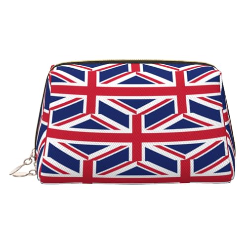 Make-up-Organizer mit britischer Flagge, tragbar, für Damen, gold, Einheitsgröße, Kulturbeutel Make-up-Organizer mit britischer Flagge, tragbar, für Damen, gold, Einheitsgröße, Kulturbeutel von MDATT