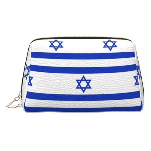 Make-up-Organizer mit israelischer Flagge, tragbar, für Damen, gold, Einheitsgröße, Kulturbeutel Make-up-Organizer mit israelischer Flagge, tragbar, für Damen, gold, Einheitsgröße, Kulturbeutel von MDATT