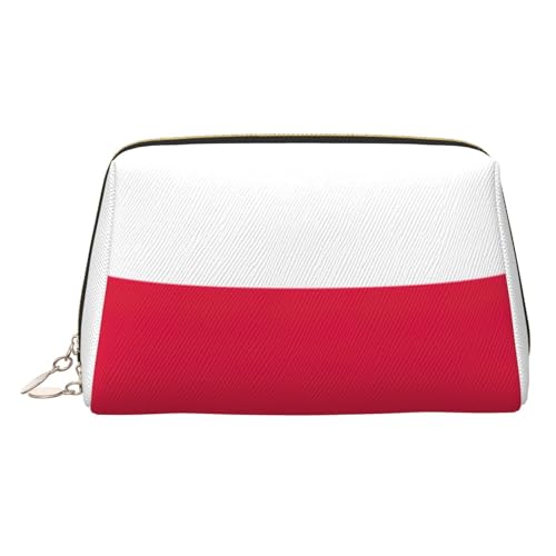Make-up-Organizer mit polnischer Flagge, tragbar, für Damen, gold, Einheitsgröße, Kulturbeutel Make-up-Organizer mit polnischer Flagge, tragbar, für Damen, gold, Einheitsgröße, Kulturbeutel von MDATT
