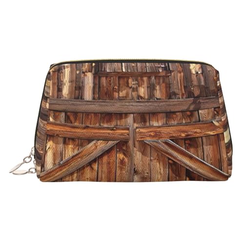 Scheunentor, Reise-Ready-Make-up-Organizer, tragbare Kulturtasche für Damen, gold, Einheitsgröße, Kulturbeutel von MDATT