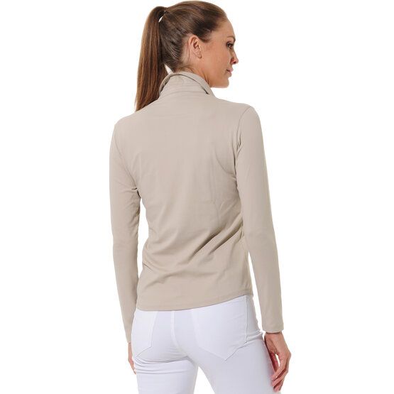 MDC Button-Down Langarm Polo sand von MDC