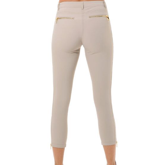 MDC Double Zip Cropped 7/8 Hose sand von MDC