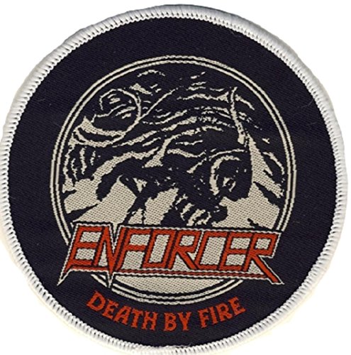 MDD Enforcer - Death by Fire - Aufnäher Patch - 8 cm Durchmesser von MDD