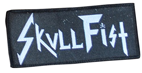 MDD Skull Fist - Logo - Aufnäher/Patch - gewebt - 11,5 x 5 cm von MDD