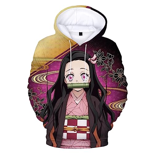 MDEM Anime Dämon Slayer Kamado Nezuko Cosplay Kostüme 3D Druck Mode Hoodies Männer Frauen Pullover Herbst Sweatshirts Kleidung-style4||4XL von MDEM