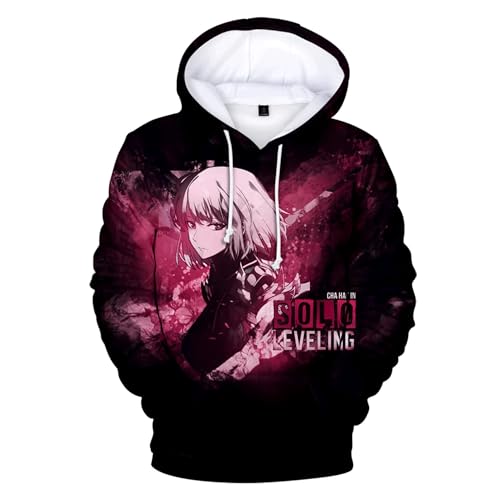 MDEM Anime Manga Solo Leveling 3D PrintSung Jin Woo Casual Übergroße Frauen/Männer Hoodies Sweatshirt Streetwear Hip Hop Pullover Mit Kapuze-style2||L von MDEM