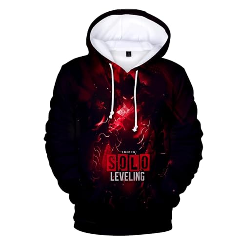 MDEM Anime Manga Solo Leveling 3D PrintSung Jin Woo Casual Übergroße Frauen/Männer Hoodies Sweatshirt Streetwear Hip Hop Pullover Mit Kapuze-style3||M von MDEM