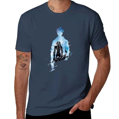 MDEM Neues Solo Leveling T-Shirt, Leere T-Shirts, Lustige T-Shirts In Übergröße, Anime-Herrenbekleidung-style5||XXL von MDEM