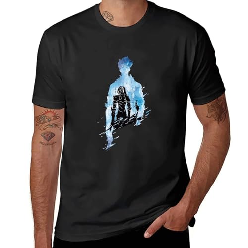 MDEM Neues Solo Leveling T-Shirt, Leere T-Shirts, Lustige T-Shirts In Übergröße, Anime-Herrenbekleidung-style7||XXL von MDEM