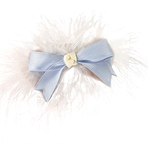 Haarspange mit Pony-Clip, süßes Mädchen, Entenschnabel-Clip, Kopfschmuck, Haarschmuck, Schleife, Haarnadel von MDHQ