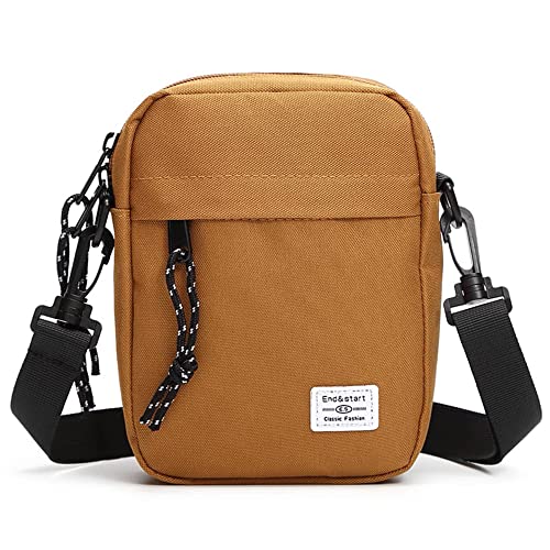 Kleine Handy Umhängetasche herren, Herren Handytasche zum Umhängen, Vertikal Herren Schultertasche Messenger Bag Klein Herrentasche Crossbody Bag Shoulder Handtasche Umhängen Tasche Handgelenktasche von MDJYMYZ