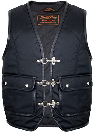 MDM Textil Bikerweste in schwarz (3XL) von MDM