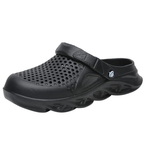 MDPCX Badeschuhe für Herren Strandschuhe Wasserschuhe Schuhe Hausschuhe Wanderschuhe Heimreiseschuhe Atmungsaktive Mesh-Wanderpantoletten Turnschuhe Rückenfreie Slip-On-Schuhe von MDPCX