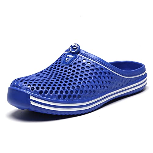 MDPCX Damen Garten Clogs Atmungsaktive Schuhe Badeschuhe Herren Strandschuhe Wasserschuhe Schuhe Hausschuhe Wanderschuhe Blau 39 von MDPCX