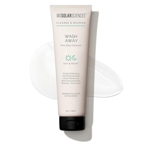 MDSolarSciences Wash Away Cleanser - Leaves Skin Feeling Refreshed - Sulfate-Free, Low-Foam, Oil Cleanser - Washes Away Makeup, Impurities And Sunscreens Without Stripping Skin's Moisture - 5 Oz von MDSolarSciences