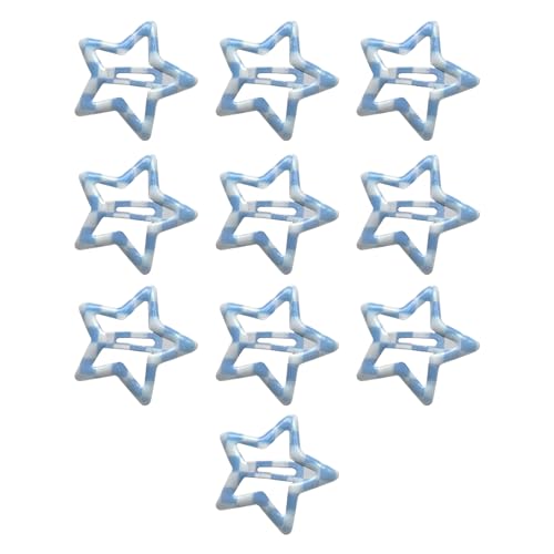 10LOTS Durllility Star Haarnadel Bunte Haarclip Mode Persönlichkeit Haarscip Für Mädchen Und Frauen von MEAKTSMI