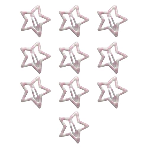 10LOTS Durllility Star Haarnadel Bunte Haarclip Mode Persönlichkeit Haarscip Für Mädchen Und Frauen von MEAKTSMI