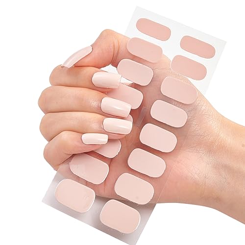 16 Streifen Nagellackstreifen Selbstklebende Nagelaufkleber Vollständige Nagelfolien Für Frauen Und Mädchen Nagelstreifen Nagelzubehör von MEAKTSMI