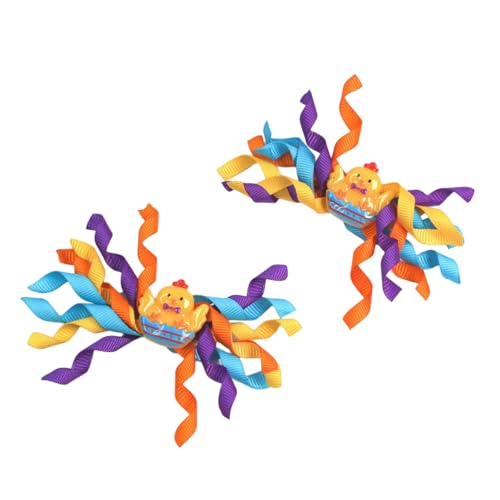 Buntes Cartoon Ribbon Hair Clip Jugend Mode Haarnadeln Für Kinder Mode Haare Erklärungen Für Feierlichkeiten von MEAKTSMI