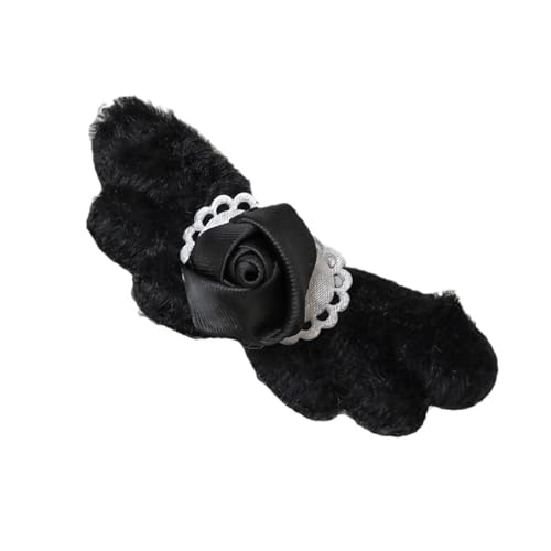 Delicate Plüsch Herz Rosenflügelhaarclip Mode Haarnadel Party Haarverzierungen Für Daten Und Besondere Anlässe von MEAKTSMI