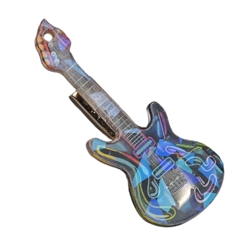 Einzigartige Gitarre Haarclip Persönlichkeit Bequeme Haarnadel Leichte Haarnadel Für Festivals Partys von MEAKTSMI