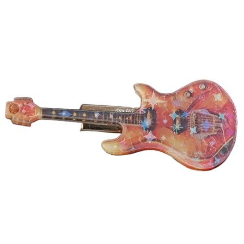 Einzigartige Gitarre Haarclip Persönlichkeit Bequeme Haarnadel Leichte Haarnadel Für Festivals Partys von MEAKTSMI