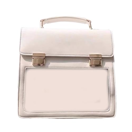 Frauen Top Tasche Transparent Schulter Rucksack Student Schule Rucksack Reise Rucksack Casual Rucksack Ita Rucksack von MEAKTSMI