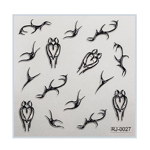 Geprägte Cartoon Nagelkunst Aufkleber Abziehbilder Selbstklebende Blumen Nagelzubehör Nagelkunst Dekorationszubehör Geprägte Cartoon Nagelkunst Aufkleber Abziehbilder Selbstklebende Blumen Nagelzubehör Nagelkunst Dekorationszubehör von MEAKTSMI