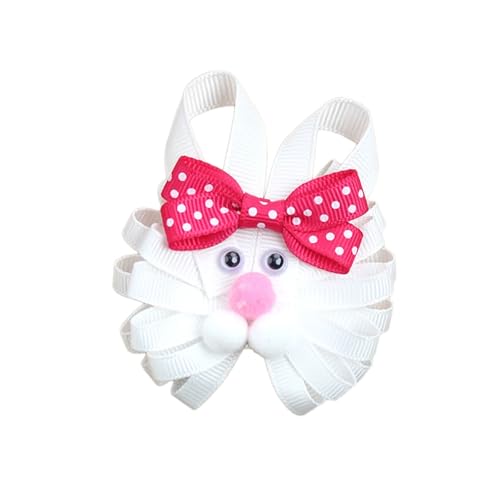 Handgefertigtes Osterhuhn/Hasen Bowknot Haarclip Bequemer Stoff Haar Barrette Für Kinder Und Erwachsene Festival Kopfbedeckung von MEAKTSMI