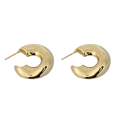 Leichte Geometrische Unregelmäßige C Form Ohrringe Bequeme Verschleiß Ohr Accessoire Mode Schmuck Für Den Täglichen Kleidung von MEAKTSMI